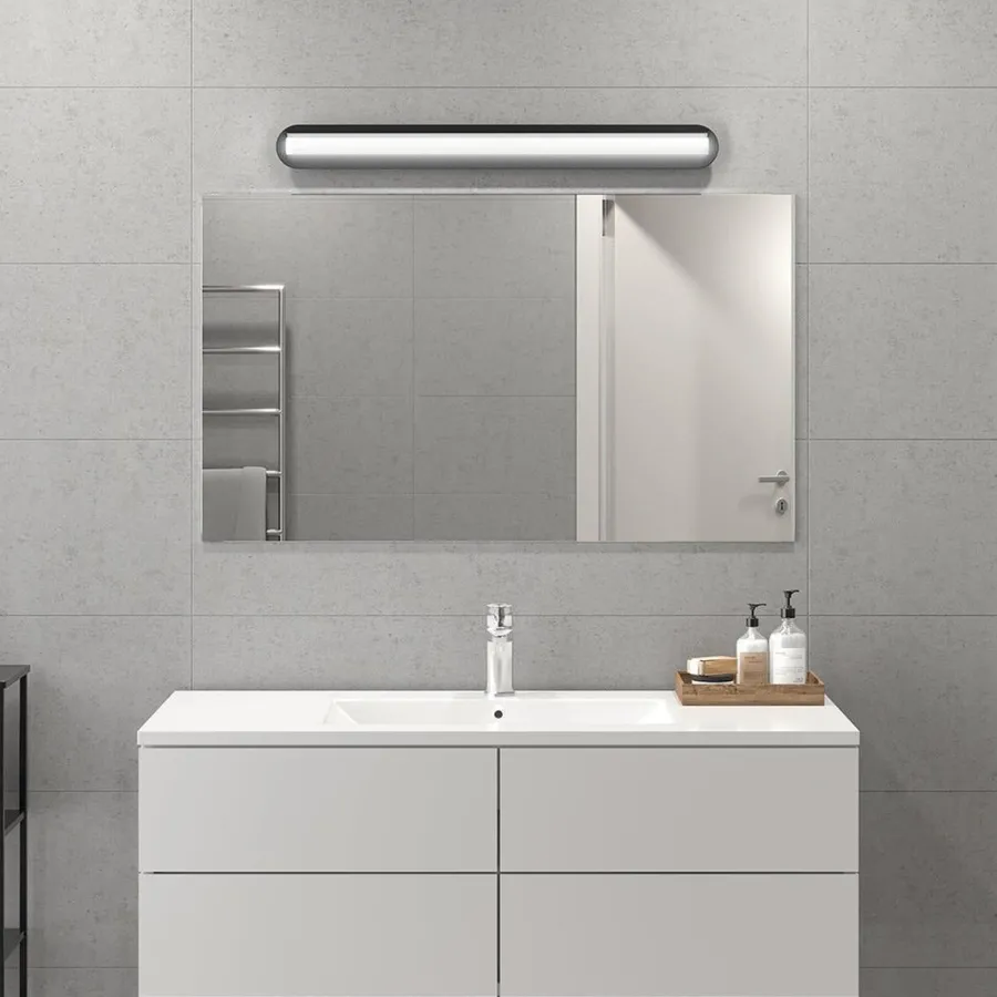 Belid Royale vegglampe for baderom 80 cm 10W 3000 Kelvin - Dimbar Svart
