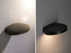 Discount Paulmann Ryse vegglampe utendørs 1,2W 3000 Kelvin m/bevegelses sensor - Solcelle