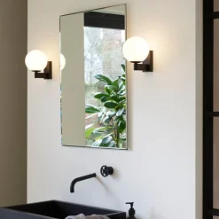 Outlet Astro Lighting Sagara Vegglampe IP44 Svart