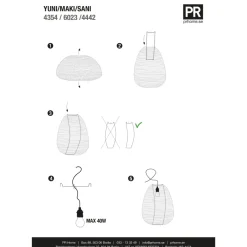 Clearance Pr home of Scandinavia Ab Sani lampeskjerm - Hvit