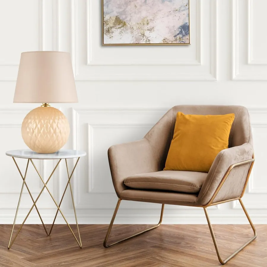 Outlet TK Lighting Santana bordlampe Hvit