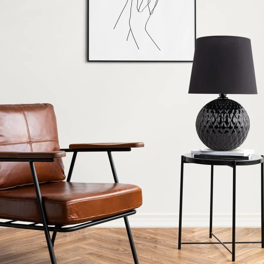 Outlet TK Lighting Santana bordlampe Hvit