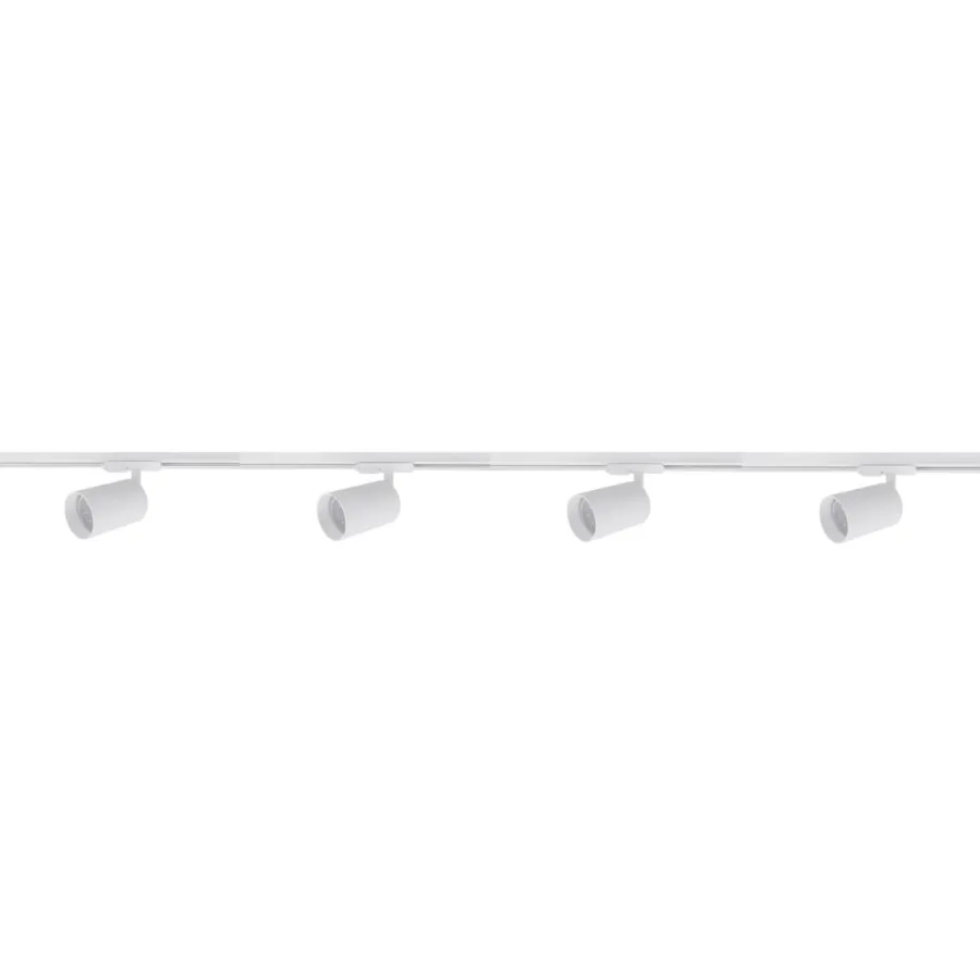 Sale NorDesign Secco spotskinne 4 spotter 2 meter - Pure white Hvit