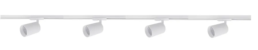 Sale NorDesign Secco spotskinne 4 spotter 2 meter - Pure white Hvit