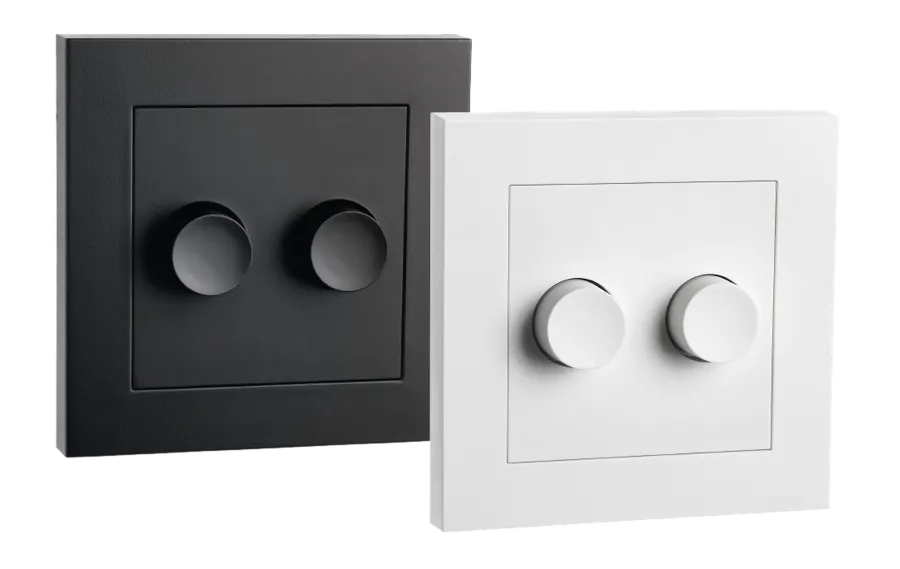 New Sg Armaturen As SG LEDDim dobbel dimmer - 2x100W - Hvit