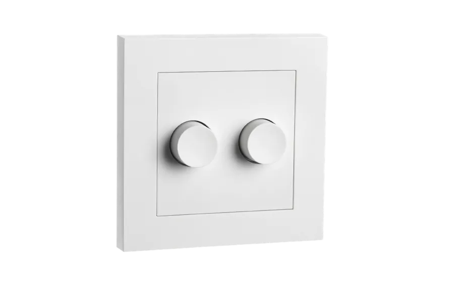 New Sg Armaturen As SG LEDDim dobbel dimmer - 2x100W - Hvit