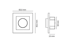 New Sg Armaturen As SG LEDdim 2-pol 400W Hvit