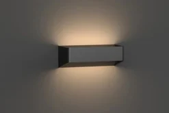 Sale Aneta Lighting Søgne xl vegglampe opp/ned utendørs IP54 18W 3000K - Svart