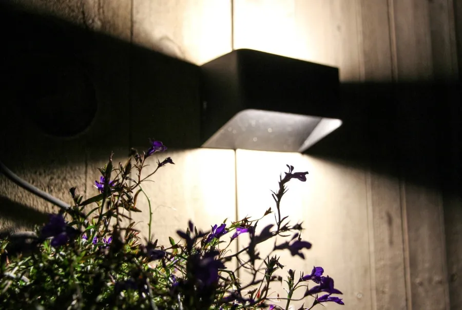 Sale Aneta Lighting Søgne xl vegglampe opp/ned utendørs IP54 18W 3000K - Svart