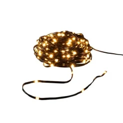 New Konstsmide ShineLine 200 amber micro led slynge 20 meter IP44 - Utendørs Svart