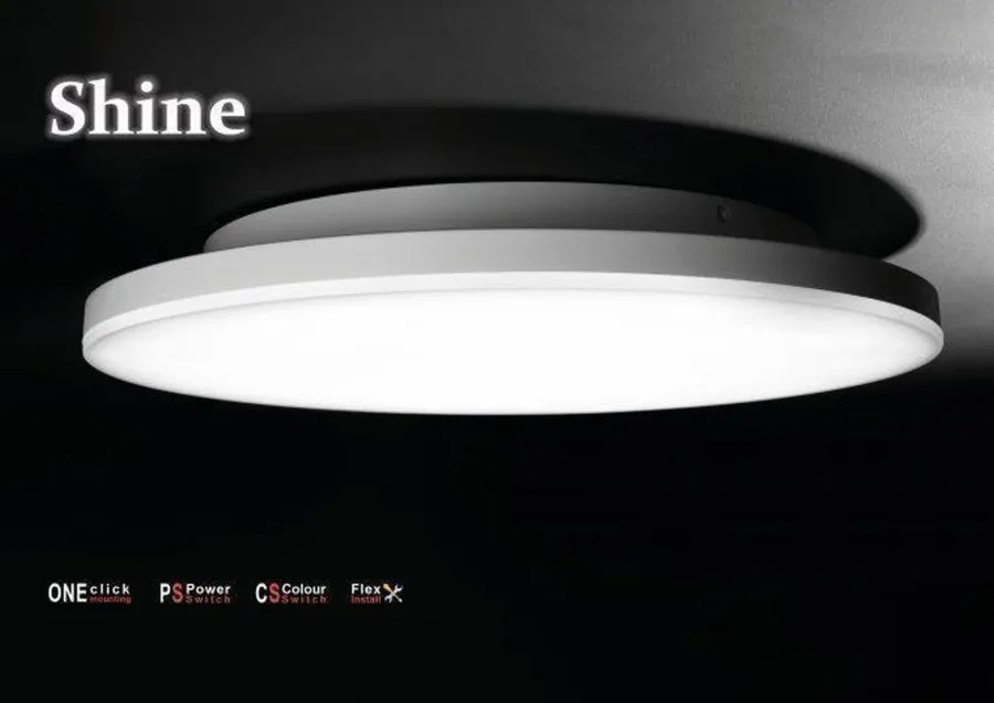 Online NorDesign Shine 220 taklampe CS/PS 8/10/15W 2700/3000K Dimbar - Hvit