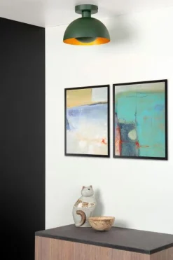 New Lucide Siemon taklampe 25 cm - Grønn