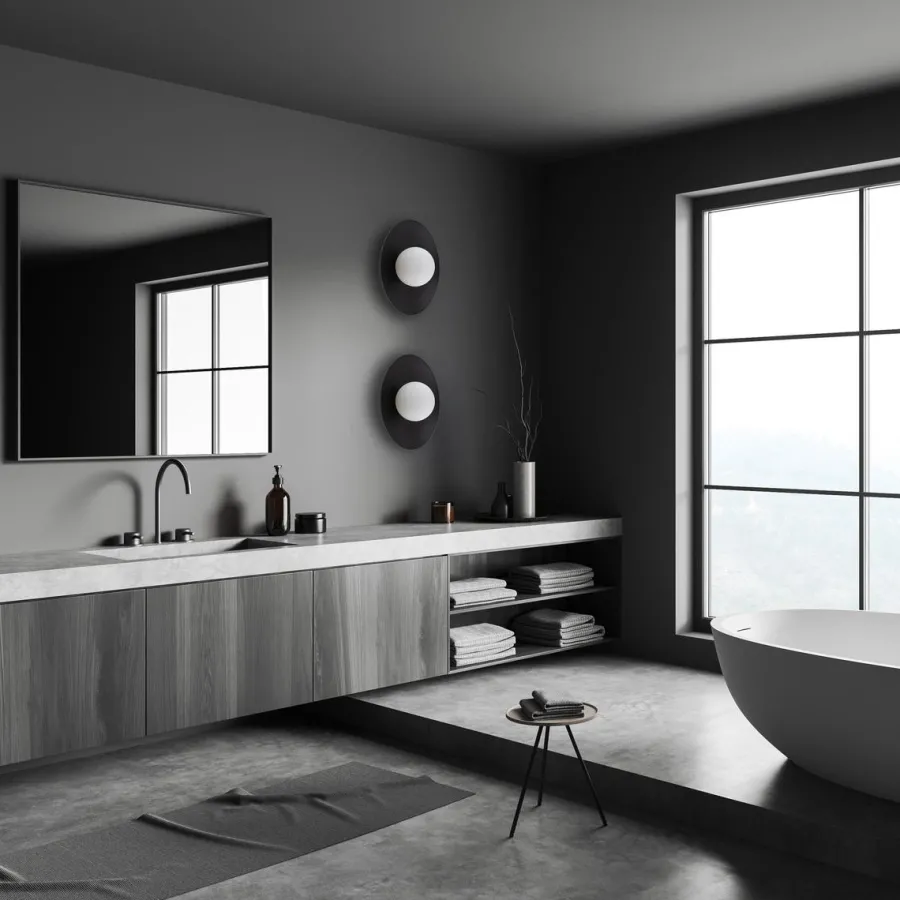 TK Lighting Slate vegglampe Beige