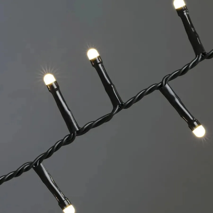 Hot Konstsmide Slynge Cluster 1000 LED 27meter IP44 Frostet - Varmhvit