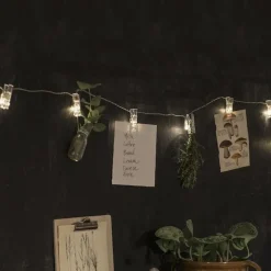Best Konstsmide Slynge med 12 LED Fotoklyper Klar