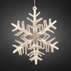 Outlet Konstsmide Snøfnugg 30 cm - Varm Hvit