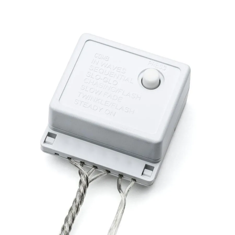 Outlet Konstsmide Snøfnugg med 90 varme LED 58 cm IP44 utendørs Hvit