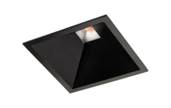 Discount Sg Armaturen As Soft Square innfelt downlight 12W 3000K RA98 dimbar - Svart