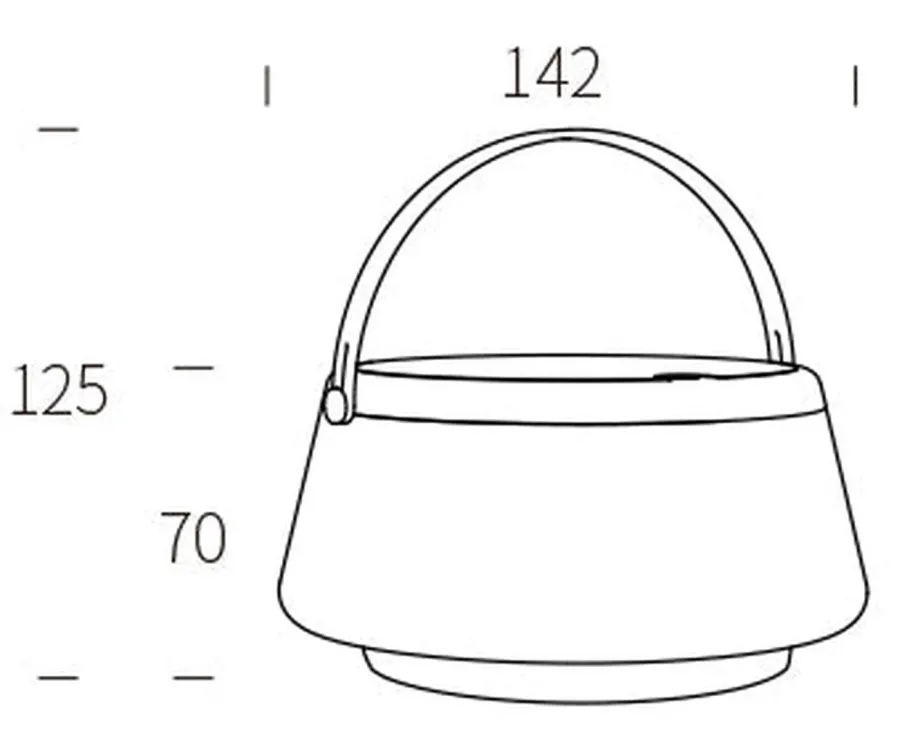 Outlet NorDesign Solar bordlampe 2,2W 2700 Kelvin IP44 utendørs med solcelle Hvit