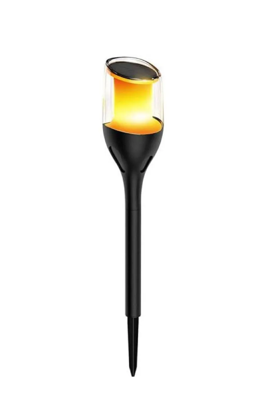 Sale NorDesign Solar Flame hagebelysning 1W 1600K IP65 - Solcelle Svart