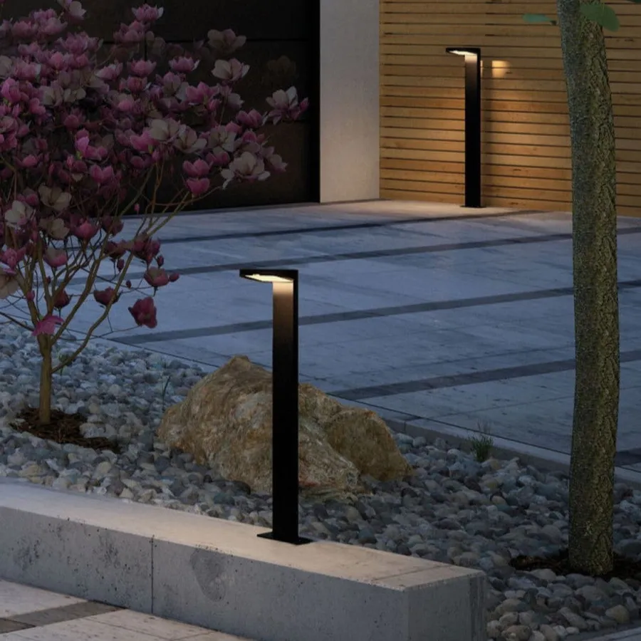New Paulmann Solar LED pullert 1,2W 3000 Kelvin m/bevegelses sensor IP44 - Solcelle Antrasitt