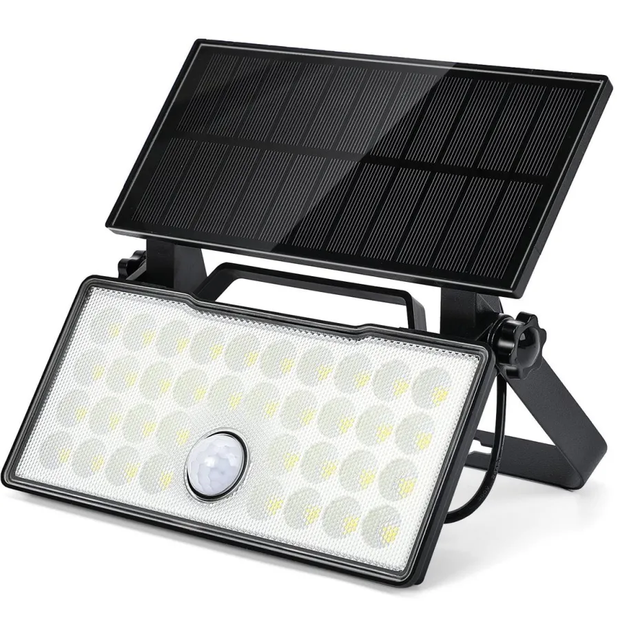 Outlet NorDesign Solar portabel vegglampe 10W 3000 Kelvin IP65 utendørs med solcelle og sensor Svart