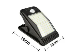 Outlet NorDesign Solar Sensor clips vegglampe utendørs 4W 3000K IP65 - Solcelle Svart