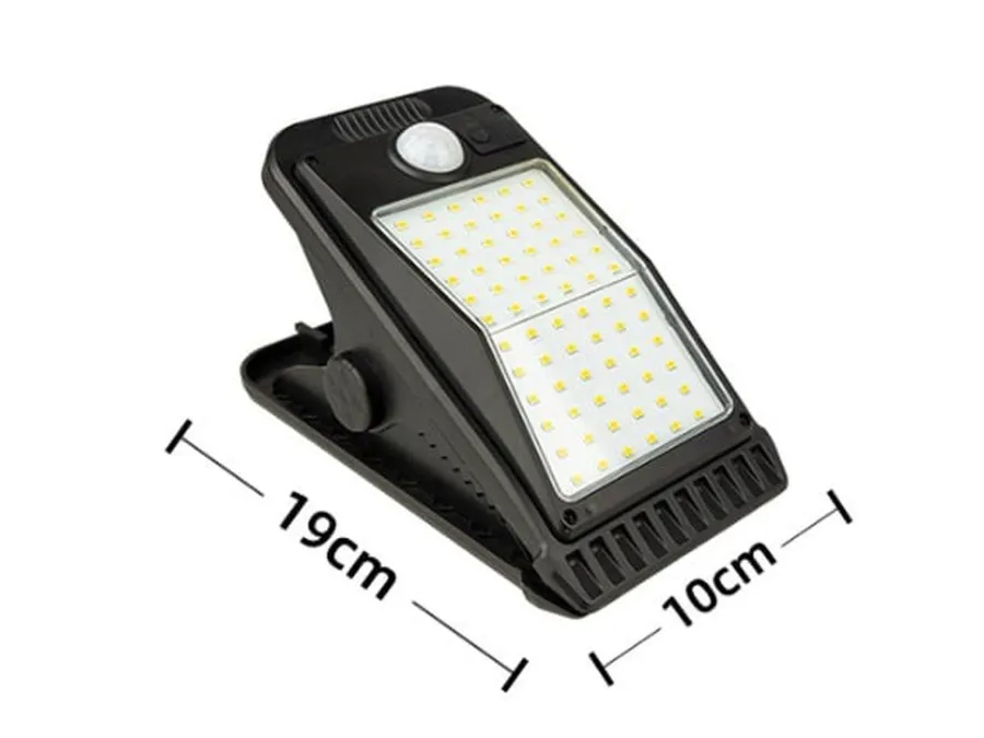 Outlet NorDesign Solar Sensor clips vegglampe utendørs 4W 3000K IP65 - Solcelle Svart