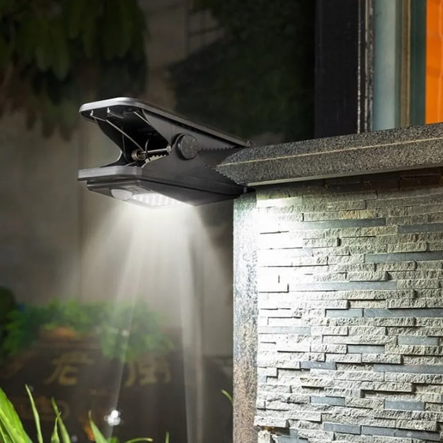 Outlet NorDesign Solar Sensor clips vegglampe utendørs 4W 3000K IP65 - Solcelle Svart