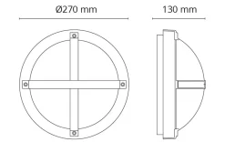 Best Sg Armaturen As Solo vegglampe 11,5W 3000K dimbar Hvit