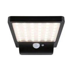 Sale Paulmann Solveig vegglampe utendørs 4,8W 3000 Kelvin m/bevegelses sensor - Solcelle Svart