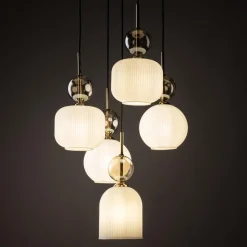 TK Lighting Sophia takpendel 5-lys