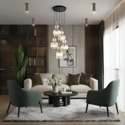 TK Lighting Sophia takpendel 5-lys