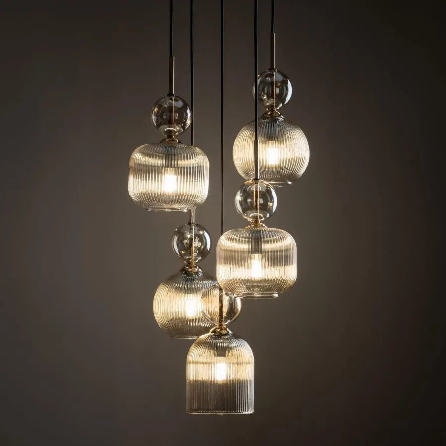 TK Lighting Sophia takpendel 5-lys