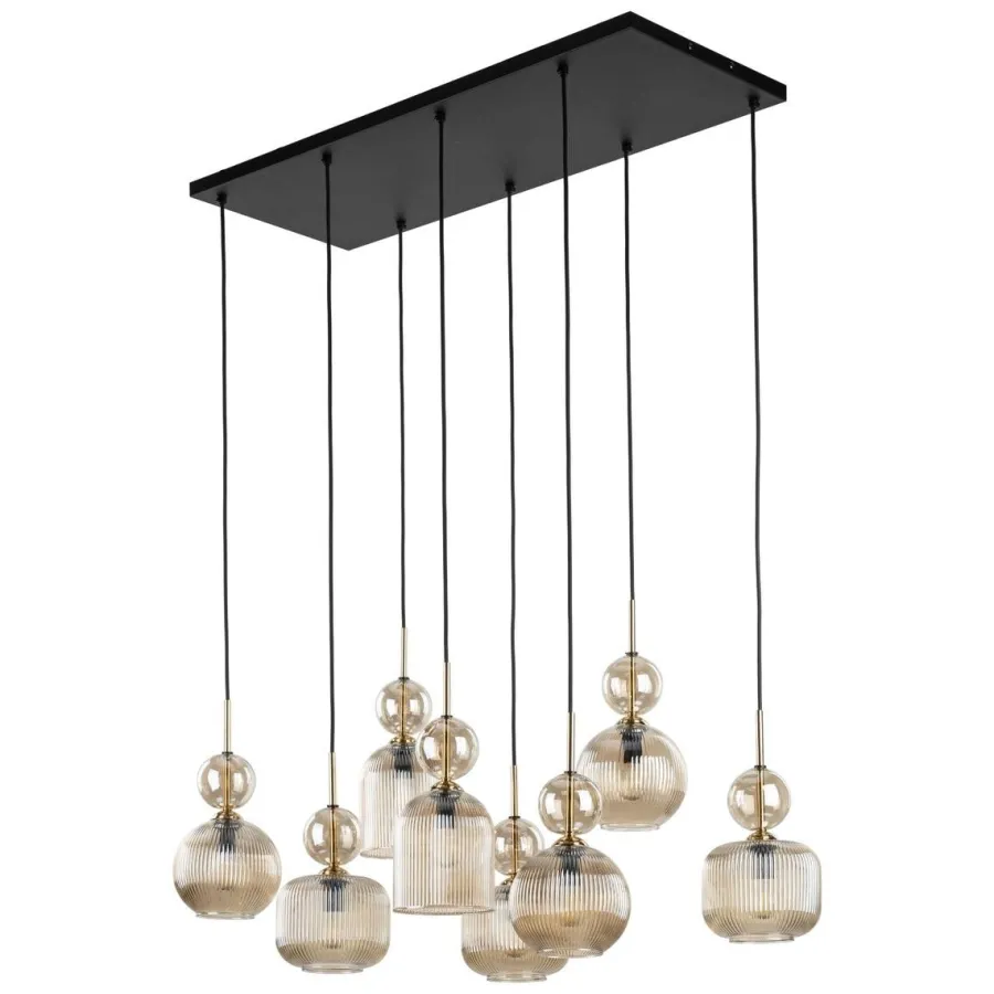 Best TK Lighting Sophia takpendel 8-lys Amber