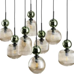 Best TK Lighting Sophia takpendel 8-lys Amber