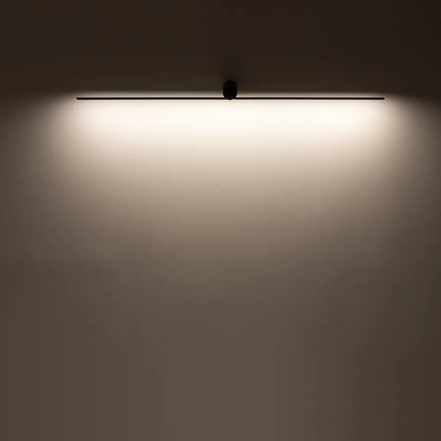 Best Nowodvorski Spin vegglampe small 66 cm 9W 3000K - Svart