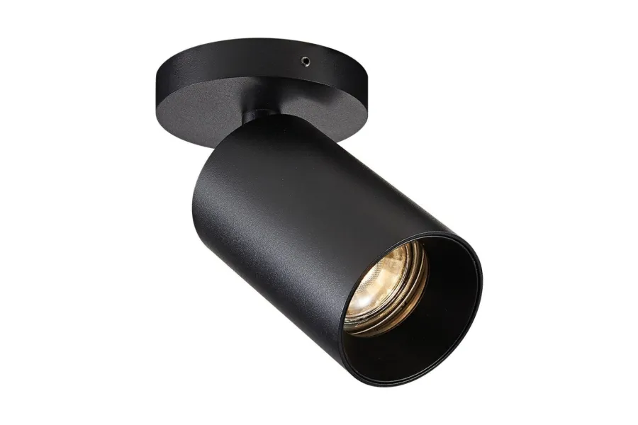 Hot Antidark Spoton Circle takspot 1 lys GU10 - Svart