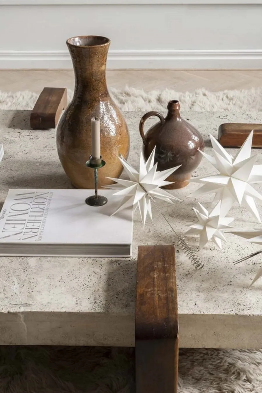 New Watt & Veke Sputnik top stjerne til juletre Hvit