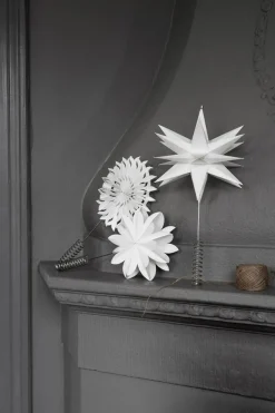 New Watt & Veke Sputnik top stjerne til juletre Hvit