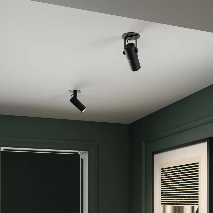 Outlet Astro Lighting Stage innfelt takspot Svart