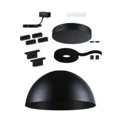 New Paulmann Startsett for ULine belte system 12W Bol pendel Svart