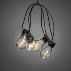 Clearance Konstsmide Startsett Lysslynge 10 lys - Amber