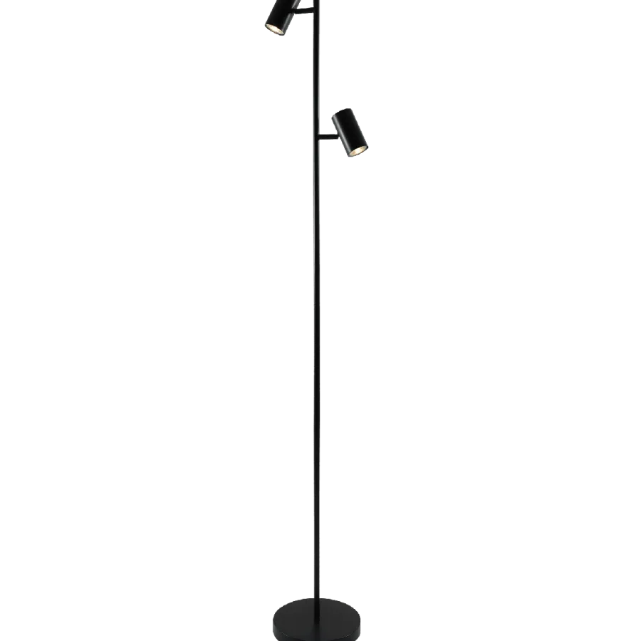 Ms - belysning Stockholm dobbel gulvlampe 2x5W 3000 Kelvin 160 cm