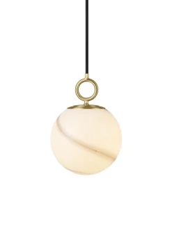 Discount Halo Designs Stockholm takpendel Ø18 cm Opal/Marmorbrun