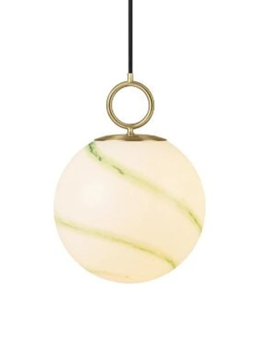 Best Halo Designs Stockholm takpendel Ø24 cm Opal/Marmorbrun