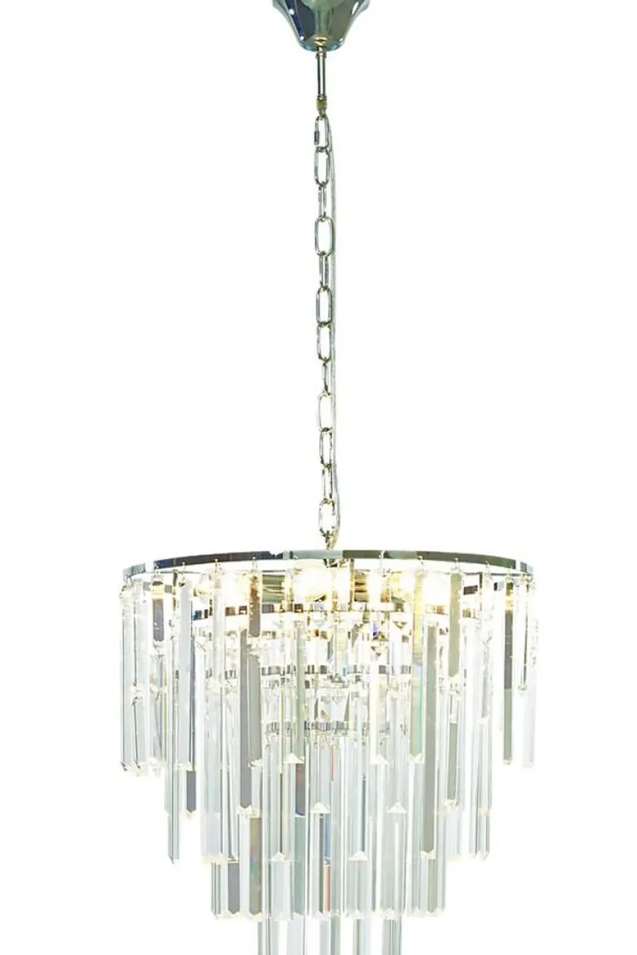 Online Aneta Lighting Strati krystallkrone Krom / Klar