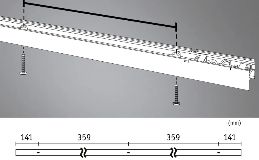 Hot Paulmann Strømkanal til Linion kanalsystem 80W 3000 Kelvin - Startmodul