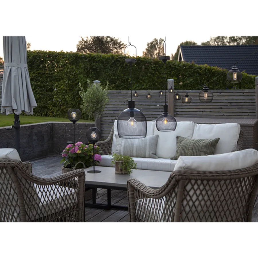Sale Star Trading Sunlight solcelle pendel large utendørs m/sensor - Svart