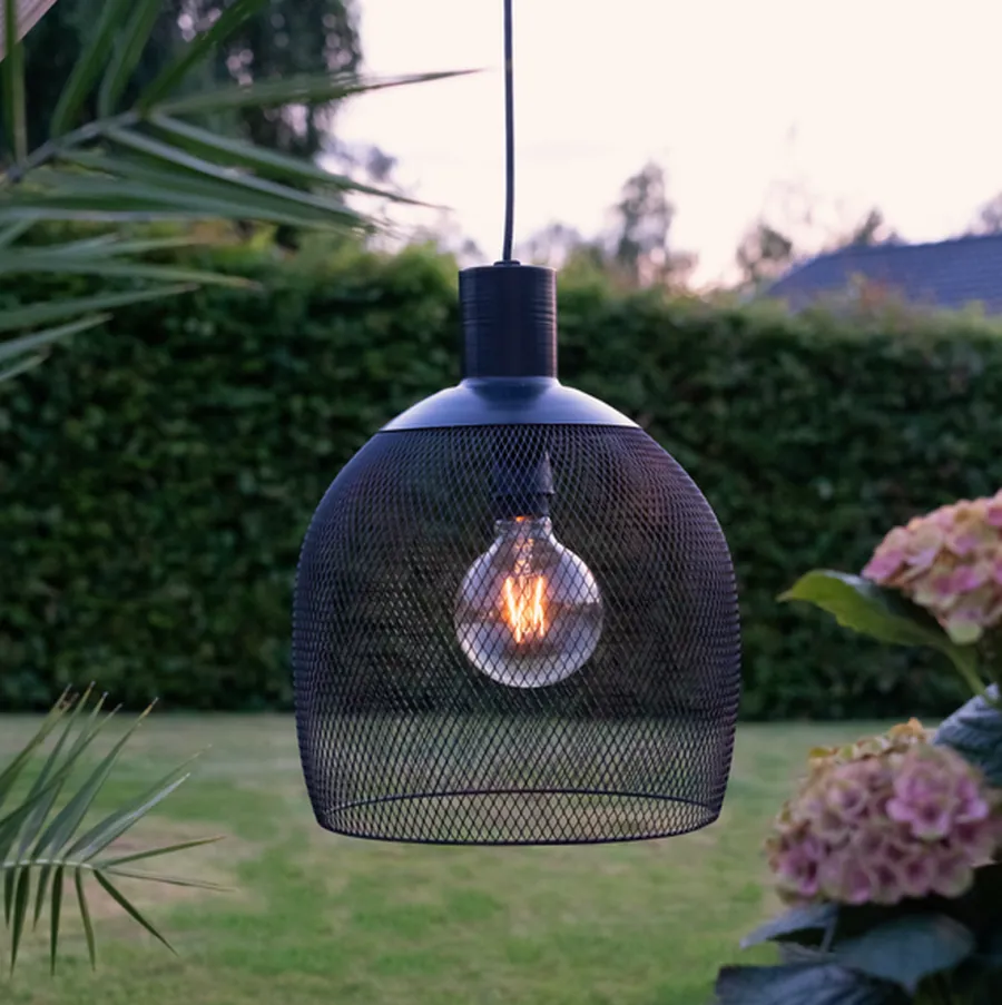 Sale Star Trading Sunlight solcelle pendel large utendørs m/sensor - Svart